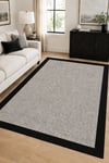 Sisal Desenli Kaymaz Taban Makinede Yıkanabilir Salon Halısı Mutfak Halısı Kordior Halısı