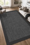Sisal Desenli Kaymaz Taban Makinede Yıkanabilir Salon Halısı Mutfak Halısı Kordior Halısı
