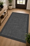 Sisal Desenli Kaymaz Taban Makinede Yıkanabilir Salon Halısı Mutfak Halısı Kordior Halısı