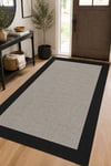 Sisal Desenli Kaymaz Taban Makinede Yıkanabilir Salon Halısı Mutfak Halısı Kordior Halısı