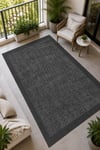 Sisal Desenli Kaymaz Taban Makinede Yıkanabilir Salon Halısı Mutfak Halısı Kordior Halısı