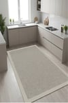 Sisal Desenli Kaymaz Taban Makinede Yıkanabilir Salon Halısı Mutfak Halısı Kordior Halısı