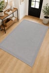 Sisal Desenli Kaymaz Taban Makinede Yıkanabilir Salon Halısı Mutfak Halısı Kordior Halısı