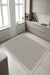 Sisal Desenli Kaymaz Taban Makinede Yıkanabilir Salon Halısı Mutfak Halısı Kordior Halısı