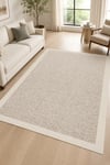Sisal Desenli Kaymaz Taban Makinede Yıkanabilir Salon Halısı Mutfak Halısı Kordior Halısı