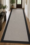 Sisal Desenli Kaymaz Taban Makinede Yıkanabilir Salon Halısı Mutfak Halısı Kordior Halısı
