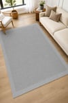 Sisal Desenli Kaymaz Taban Makinede Yıkanabilir Salon Halısı Mutfak Halısı Kordior Halısı