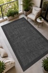 Sisal Desenli Kaymaz Taban Makinede Yıkanabilir Salon Halısı Mutfak Halısı Kordior Halısı