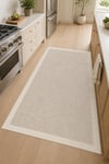 Sisal Desenli Kaymaz Taban Makinede Yıkanabilir Salon Halısı Mutfak Halısı Kordior Halısı