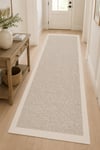 Sisal Desenli Kaymaz Taban Makinede Yıkanabilir Salon Halısı Mutfak Halısı Kordior Halısı