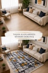 Şönil Dokuma Taban Kaymaz Taban Makinede Yıkanabilir Leke Tutmaz Salon Koridor Mutfak Halısı