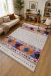 Şönil Dokuma Taban Kaymaz Taban Makinede Yıkanabilir Leke Tutmaz Salon Koridor Mutfak Halısı