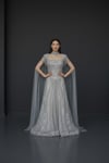 silver abiye