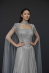 silver abiye