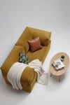 Milano Fitilli Kadife Modüler Köşe Koltuk Kanepe Tamamen Sünger