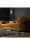 Lüks Tasarım Modüler Fitilli Kadife Yer Kanepesi - Kiremit Rengi Modern Sedir & Lounger
