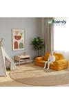 PUZZLE Fitilli Kadife Modüler Çocuk Oyun Minderi Ve Kanepesi Tamamen Sünger