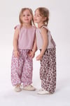 Leopar Balon Pantolonlu Takım