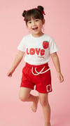 Love Baskılı Takım-Pembe