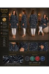 MODA BAŞAK %100 PAMUK DOKUMA DESENLİ TUNİK RAHAT KESİM BÜYÜK BEDEN