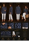 MODA BAŞAK BÜRÜMCÜK DESENLİ GÖMLEK RAHAT KESİM BÜYÜK BEDEN