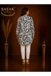 MODA BAŞAK DOKUMA DESENLİ TUNİK RAHAT KESİM BÜYÜK BEDEN %100 PAMUK