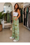 Moda Başak Premium Desenli Mango Kumaş Palazzo Pantolon – Bol Paça Şık Rahat Kesim