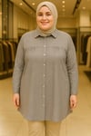Zamansız Zarafet Karin Tunik Gömlek