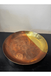 Bakır-Gold Metal Tepsi