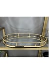 Eskitme Gold Tepsi