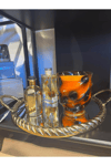 Yuvarlak Gold Tepsi