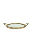 Yuvarlak Gold Tepsi