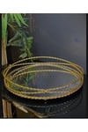 Zincir Desen Gold Tepsi