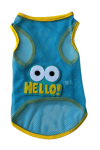 Blue Hello Atlet Kedi Ve Köpek Atleti Köpek Kiyafeti (1 -10 kg)