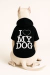 Büyük Irk Black Love My Dog Köpek Kıyafeti Köpek Sweeati (11-45KG)