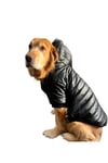 Büyük Irk Deri Anorak Puf Köpek Montu Köpek Yağmurluğu