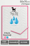 Dogi&Dog İç Mekan Köpek Pembe Çiş Pedi 50*70 CM - 2 Adet
