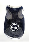 Dogi&Dog Küçük Irk Black White Ball File Kedi Köpek Atleti (0,5-10KG)