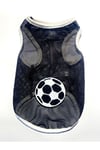 Dogi&Dog Küçük Irk Black White Ball File Kedi Köpek Atleti (0,5-10KG)