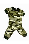 Küçük Irk Askeri Kedi & Köpek Pijama Tulum (1 Kg-10 Kg)