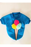 Küçük Irk Blue Ice Cream Kedi-köpek Sweati