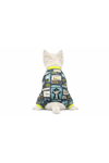 Küçük Irk Captain Pirate Köpek Tulumu Köpek Kıyafeti (1-10KG)