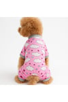 Küçük Irk Cloudy Pink Kedi & Köpek Pijama Tulum (1kg - 10 Kg)