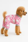 Küçük Irk Cloudy Pink Kedi & Köpek Pijama Tulum (1kg - 10 Kg)