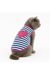 Küçük Irk Heart Pink Kedi & Köpek Atleti (1-10 KG)