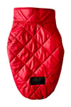 Küçük Irk Kırmızı Anorak Puf Kedi Köpek Kıyafeti Yeleği (01-11kg)