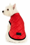 Küçük Irk Kırmızı Anorak Puf Kedi Köpek Kıyafeti Yeleği (01-11kg)