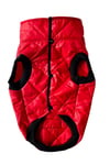Küçük Irk Kırmızı Anorak Puf Kedi Köpek Kıyafeti Yeleği (01-11kg)