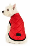 Küçük Irk Kırmızı Anorak Puf Kedi Köpek Kıyafeti Yeleği (01-11kg)