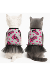Küçük Irk Love Neon Köpek Elbisesi Köpek Kıyafeti Kedi Kıyafeti (1-10KG)